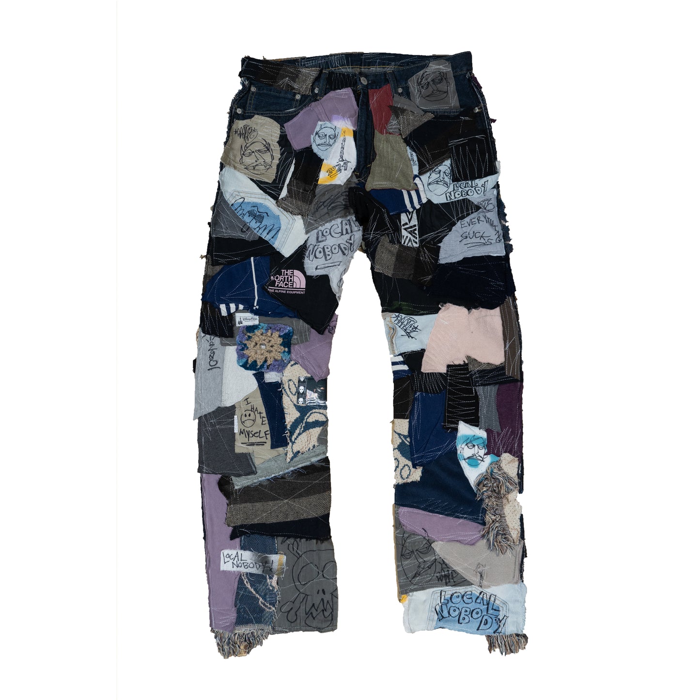 Outsider Frequency Patchwork Pants