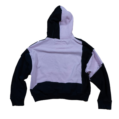 Midnight Lilac Patchwork Hoodie