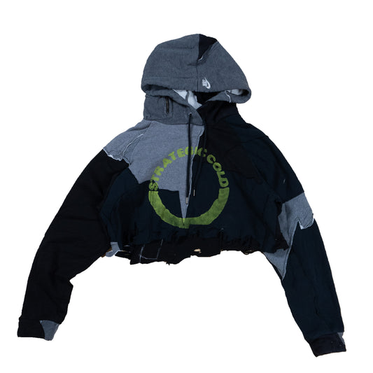 Strategic Cold Crop Hoodie
