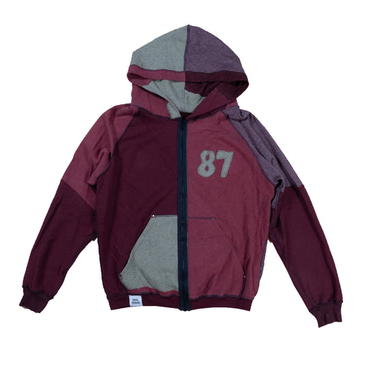 Varsity Fade Zip Hoodie