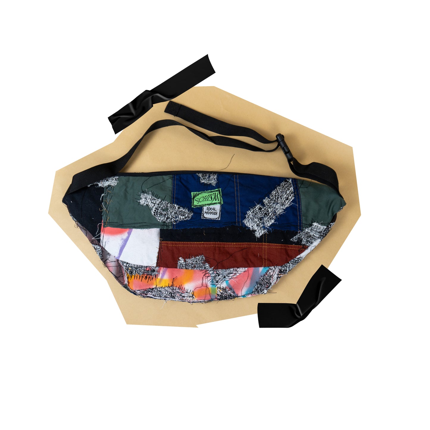 Patchwork Messenger bag